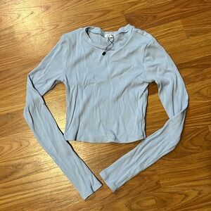 Garage Light Blue Long Sleeve Tee